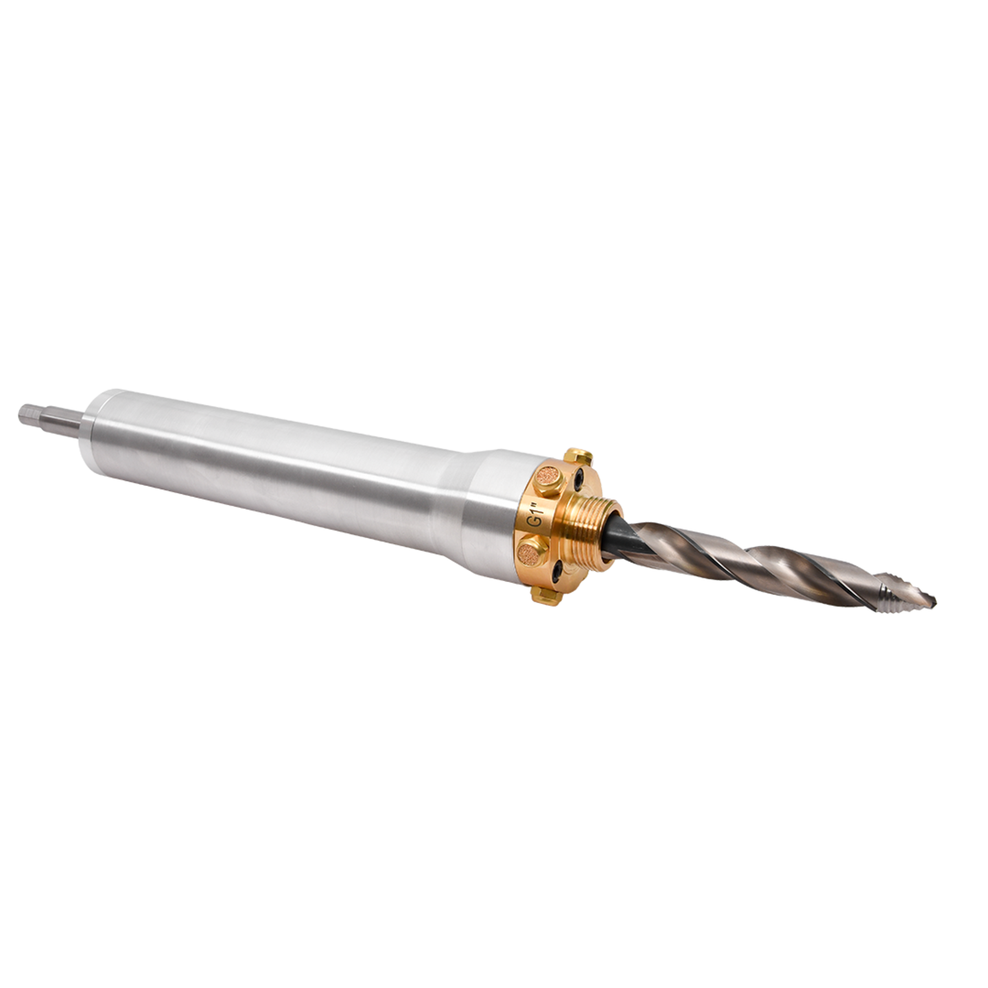 Drilling device incl. drill for setting up a point of measurement
